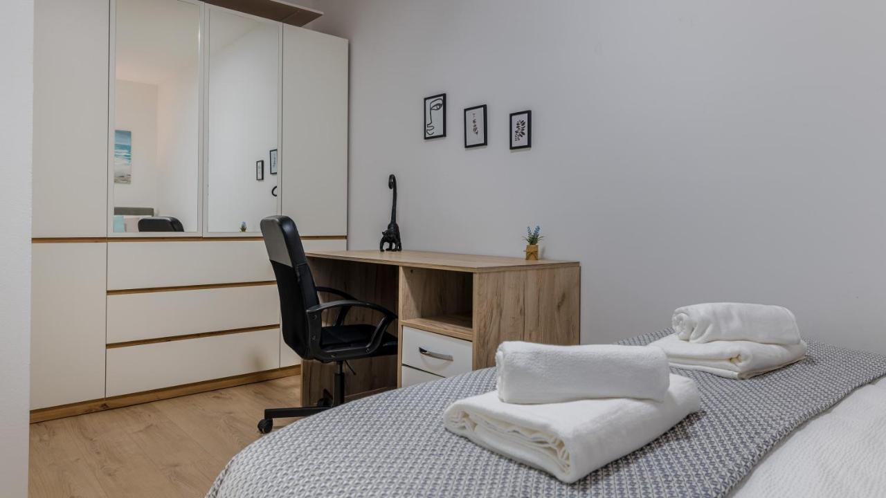 Brand New Apartment In City Center, Big Terrace 萨格勒布 外观 照片